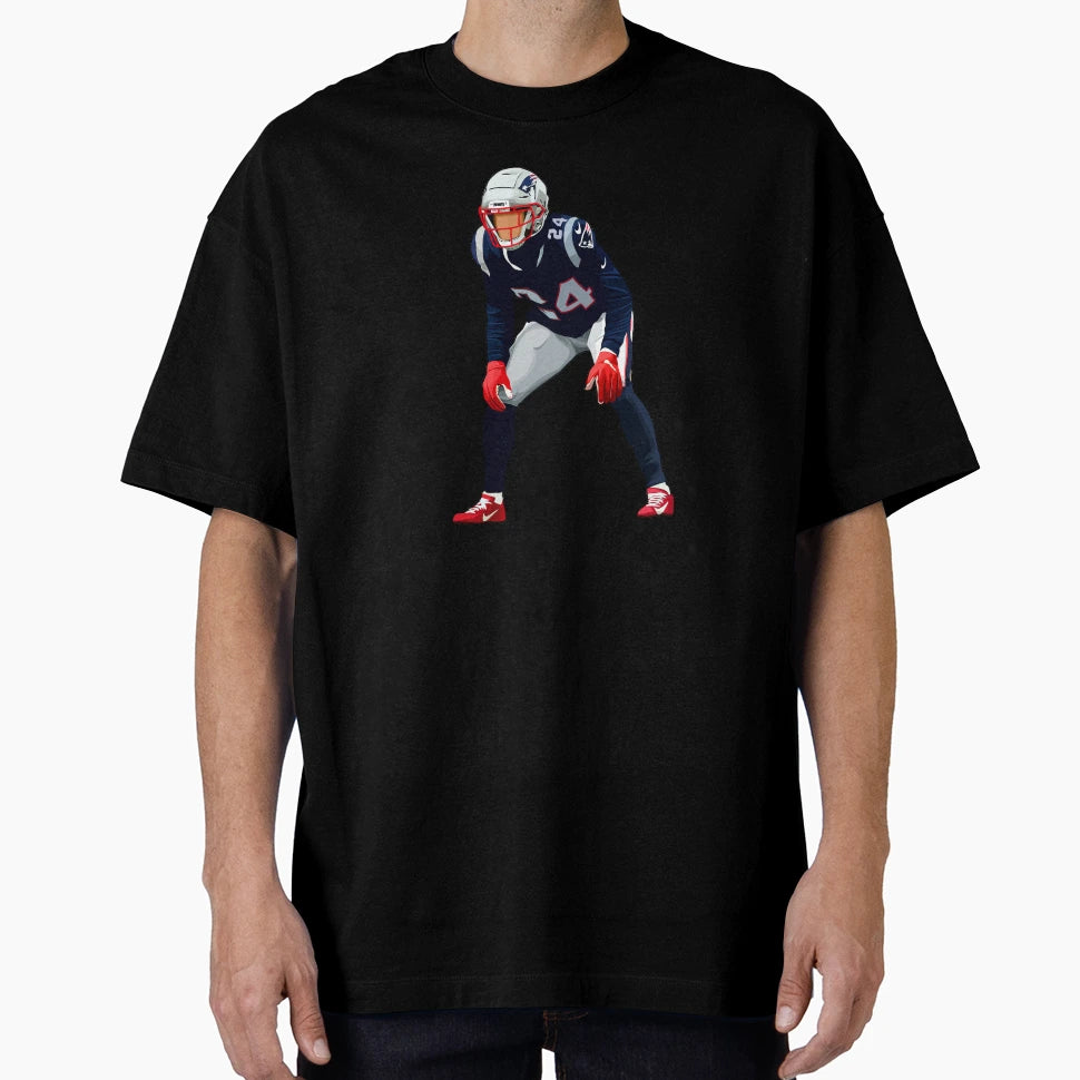 Stephon Gilmore Looking T-Shirt - Graphic Print Men Women - T-Shirt, Sweatshirt, Hoodie