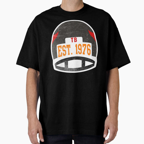 Tampa Bay Throwback Football Helmet T-Shirt - Minimalist Print Unisex - T-Shirt, Sweatshirt, Hoodie