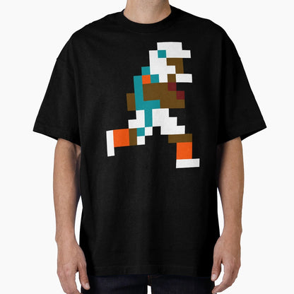 8 Bit Miami Pixel Football Player T-Shirt - Graphic Print for Adults - T-Shirt, Sweatshirt, Hoodie