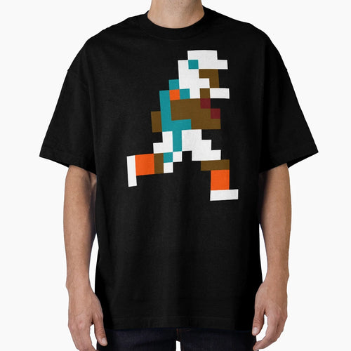 8 Bit Miami Pixel Football Player T-Shirt - Graphic Print for Adults - T-Shirt, Sweatshirt, Hoodie