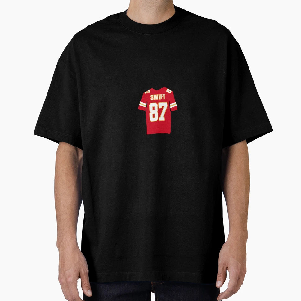 Taylor Chiefs Jersey Illustration T-Shirt - Unique Graphic for Adults - T-Shirt, Sweatshirt, Hoodie