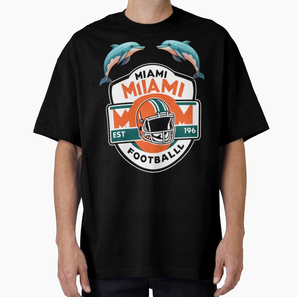 Football Miami Dolphins T-Shirt - Custom Art Print for Adults - T-Shirt, Sweatshirt, Hoodie