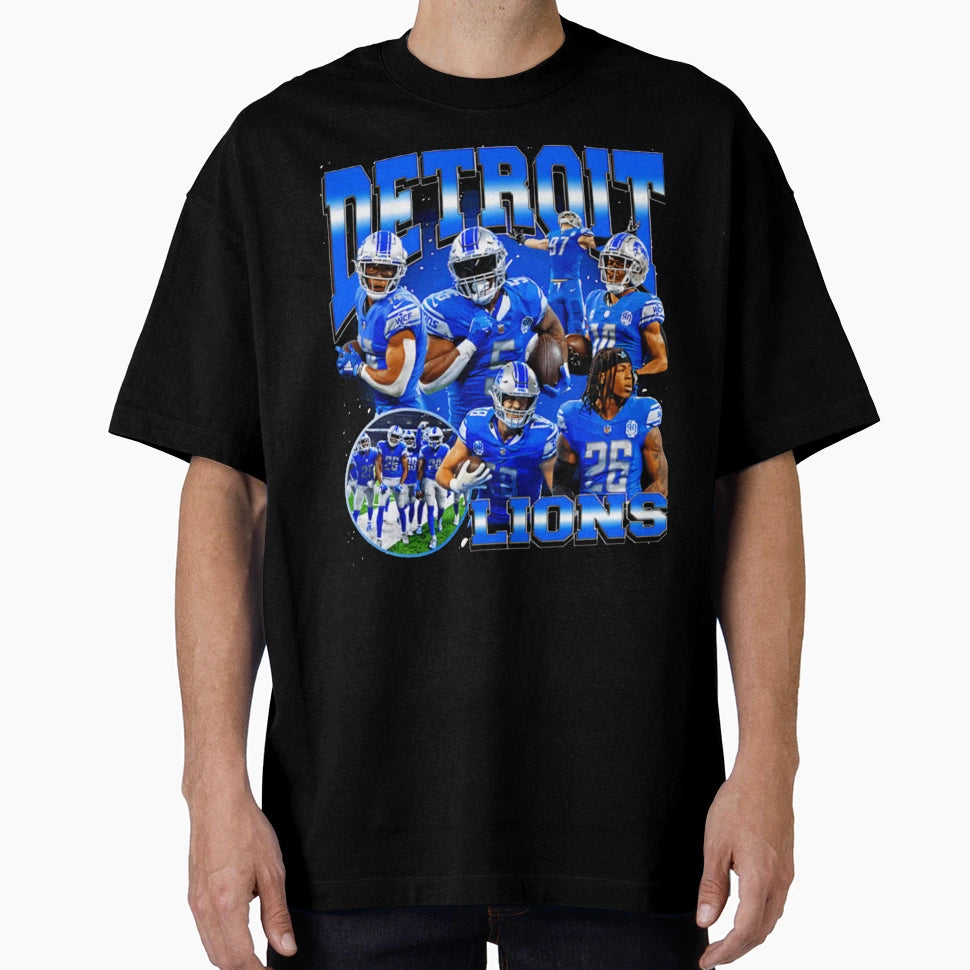 Football Detroit Lions T-Shirt - Aesthetic Graphic Unisex - T-Shirt, Sweatshirt, Hoodie