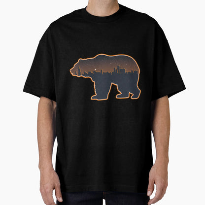 Chicago Bears Chicago Illinois Skyline T-Shirt - Unique Graphic Unisex - T-Shirt, Sweatshirt, Hoodie