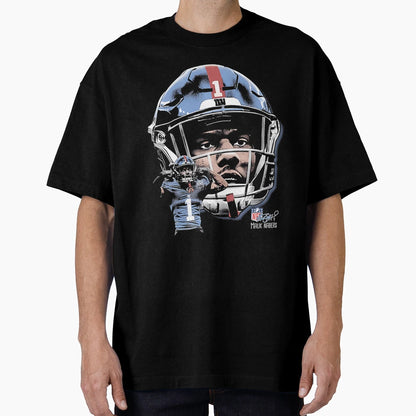 Malik Nabers New York G Helmet T-Shirt - Fun Novelty Design Men Women - T-Shirt, Sweatshirt, Hoodie