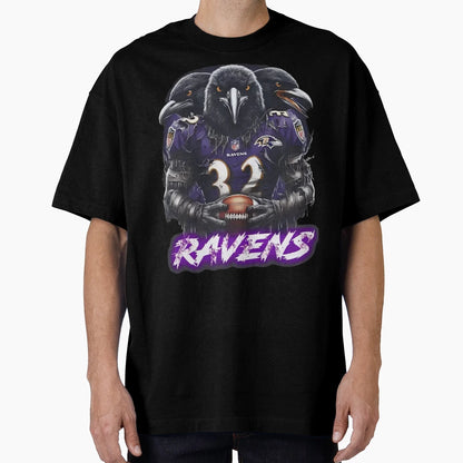 Art Baltimore Ravens T-Shirt - Fun Novelty Design Men Women - T-Shirt, Sweatshirt, Hoodie