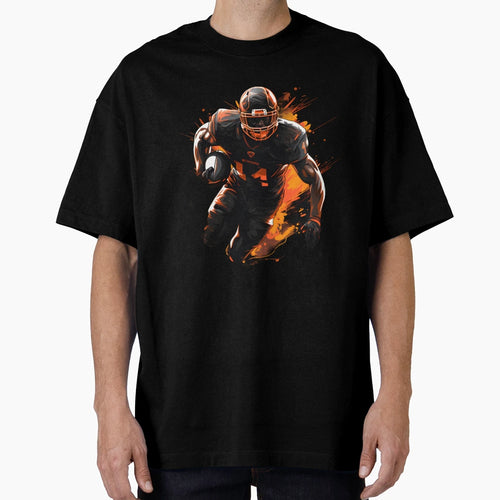 American Football Color Painting No 9 T-Shirt - Novelty Apparel for Adults - T-Shirt, Sweatshirt, Hoodie