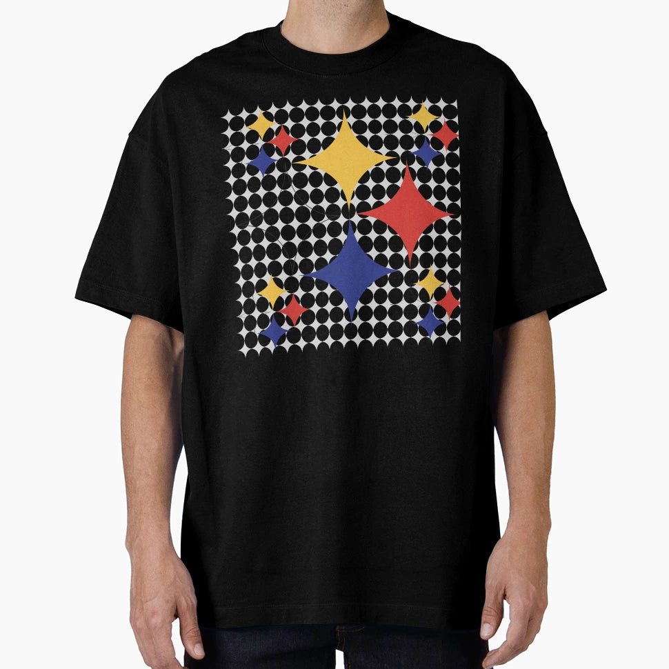 Hypocycloid Pittsburgh Sports Patterns T-Shirt - Unique Graphic for Adults - T-Shirt, Sweatshirt, Hoodie