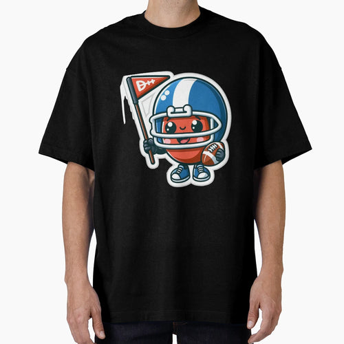 American Football Mascot 3 T-Shirt - Casual Everyday Wear for Adults - T-Shirt, Sweatshirt, Hoodie