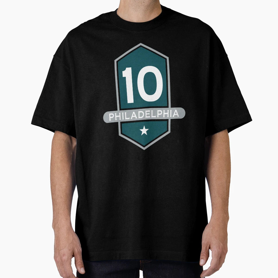 Philadelphia 10 Emblem T-Shirt - Streetwear Style Men Women - T-Shirt, Sweatshirt, Hoodie