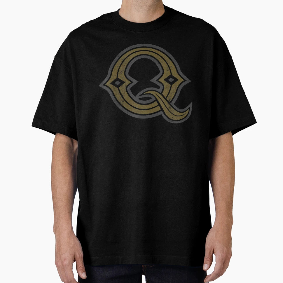 Q Letter Character Name Cartoon T-Shirt - Graphic Print for Adults - T-Shirt, Sweatshirt, Hoodie