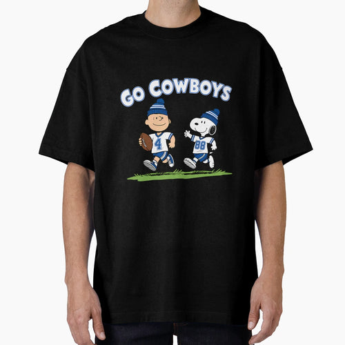 Dallas Football Go Cowboys Snoopy And T-Shirt - Novelty Apparel for Adults - T-Shirt, Sweatshirt, Hoodie