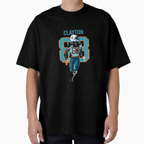 Mark Clayton Miami 83 Football Art T-Shirt - Custom Art Print Unisex - T-Shirt, Sweatshirt, Hoodie