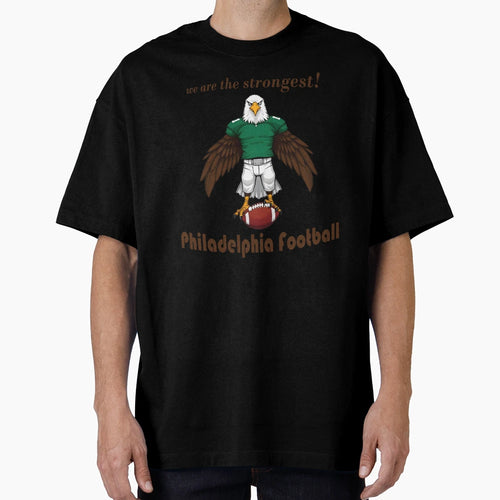 Eagle Wearing American Football Uniform T-Shirt - Trendy Graphic for Adults - T-Shirt, Sweatshirt, Hoodie