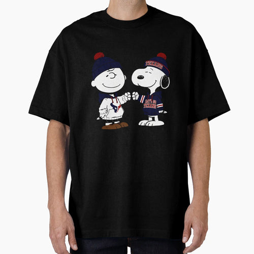 Charlie Brown And Snoopy Nfl Houston T-Shirt - Streetwear Style for Adults - T-Shirt, Sweatshirt, Hoodie