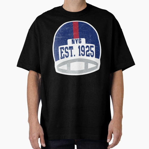 New York Throwback Football Helmet T-Shirt - Minimalist Print Unisex - T-Shirt, Sweatshirt, Hoodie