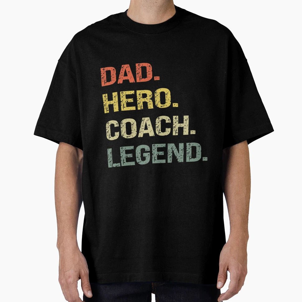 Dad Coach T-Shirt - Graphic Print Unisex - T-Shirt, Sweatshirt, Hoodie
