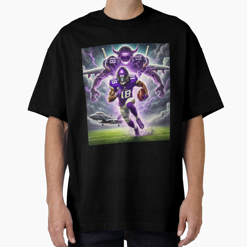 Vikes Attack T-Shirt - Unique Graphic Unisex - T-Shirt, Sweatshirt, Hoodie