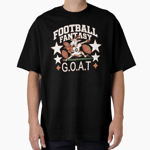Football Fantasy Goat T-Shirt - Graphic Print for Adults - T-Shirt, Sweatshirt, Hoodie
