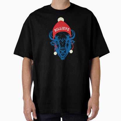 I Billieve Blue And Red Buffalo Bills T-Shirt - Trendy Graphic for Adults - T-Shirt, Sweatshirt, Hoodie