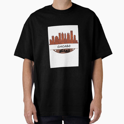 Chicago Bears Cityscape T-Shirt - Trendy Graphic Men Women - T-Shirt, Sweatshirt, Hoodie