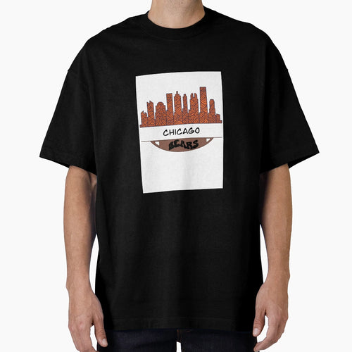 Chicago Bears Cityscape T-Shirt - Trendy Graphic Men Women - T-Shirt, Sweatshirt, Hoodie