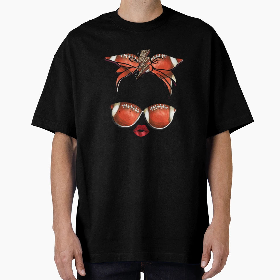 Football Mom Png Football Mama T-Shirt - Casual Everyday Wear Men Women - T-Shirt, Sweatshirt, Hoodie