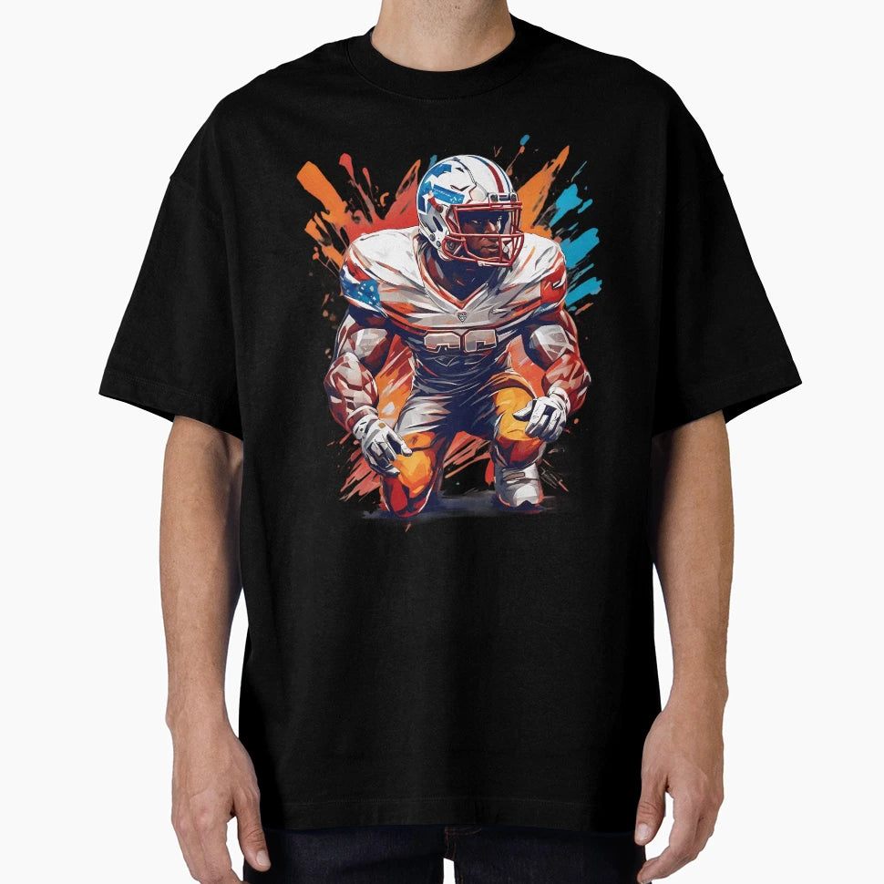 Red Zone American Football T-Shirt - Aesthetic Graphic for Adults - T-Shirt, Sweatshirt, Hoodie