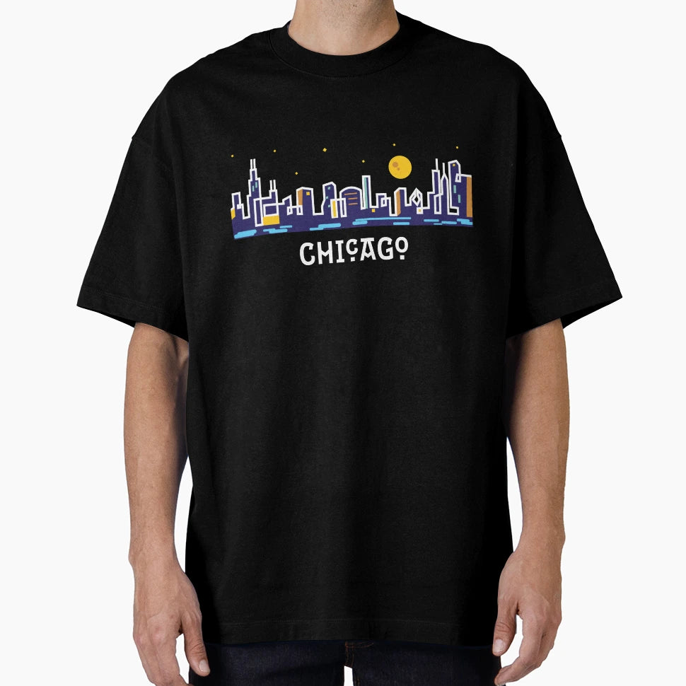 Chicago T-Shirt - Graphic Print Men Women - T-Shirt, Sweatshirt, Hoodie