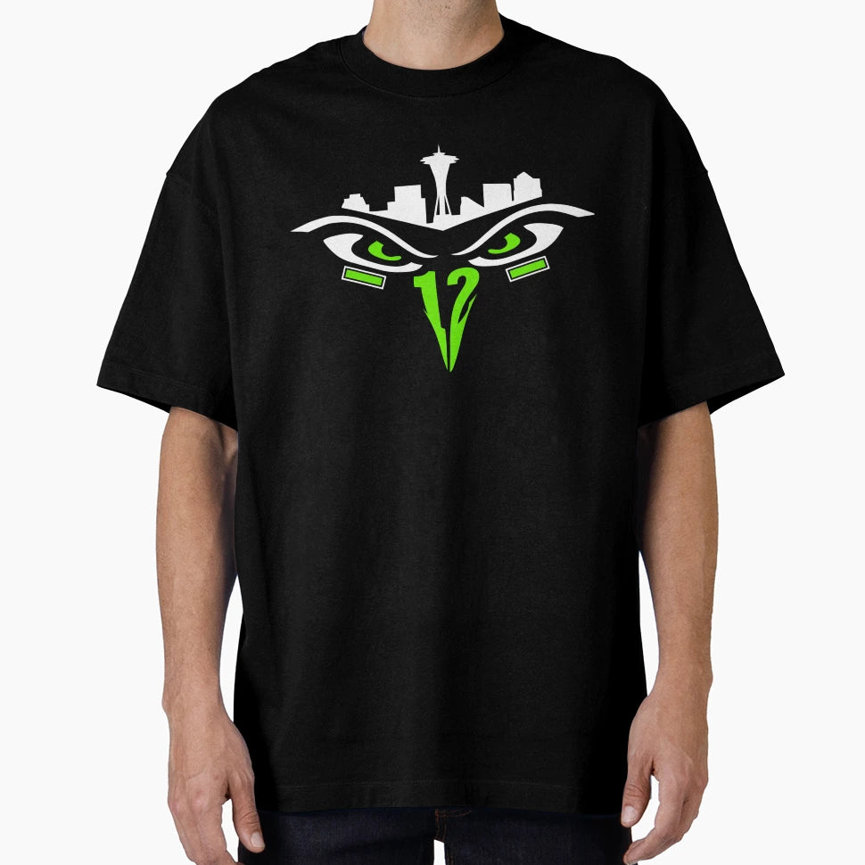 We Are Seattle 12 Emerald City T-Shirt - Minimalist Print for Adults - T-Shirt, Sweatshirt, Hoodie