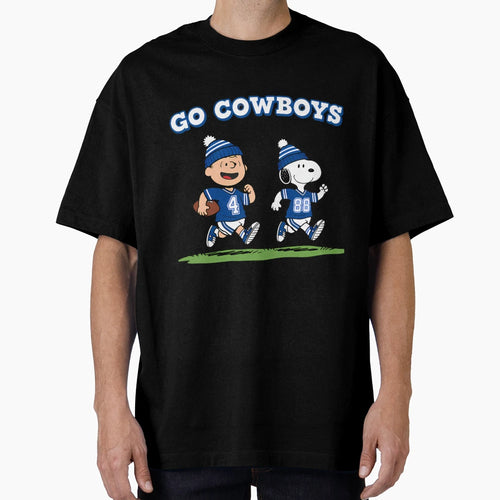Dallas Football Go Cowboys Snoopys T-Shirt - Fun Novelty Design Unisex - T-Shirt, Sweatshirt, Hoodie
