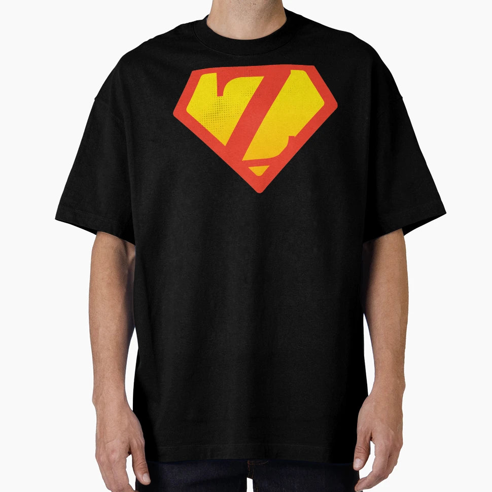 Z Letter Super Party Supehuman Alphabet T-Shirt - Aesthetic Graphic Unisex - T-Shirt, Sweatshirt, Hoodie