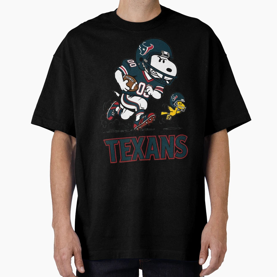 Snoopy Houston Football Fan T-Shirt - Trendy Graphic for Adults - T-Shirt, Sweatshirt, Hoodie