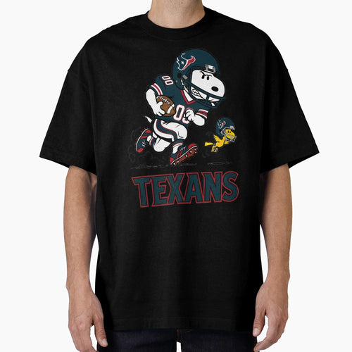 Snoopy Houston Football Fan T-Shirt - Trendy Graphic for Adults - T-Shirt, Sweatshirt, Hoodie