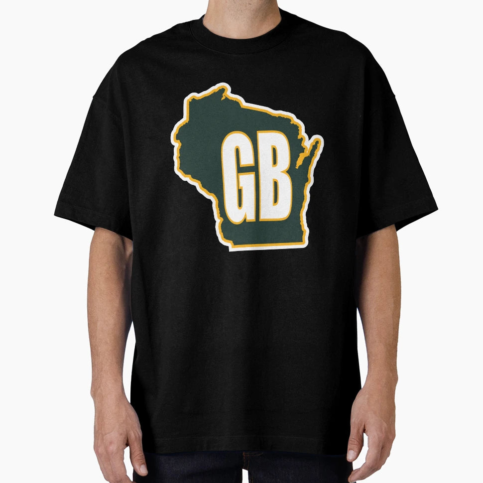 Wisconsin Map Gb T-Shirt - Minimalist Print for Adults - T-Shirt, Sweatshirt, Hoodie