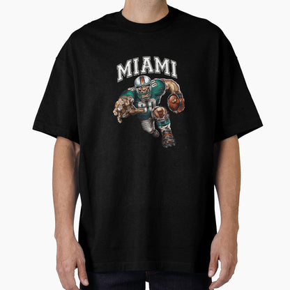 Miami Football T-Shirt - Minimalist Print Unisex - T-Shirt, Sweatshirt, Hoodie