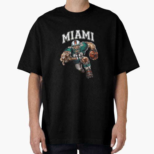 Miami Football T-Shirt - Minimalist Print Unisex - T-Shirt, Sweatshirt, Hoodie
