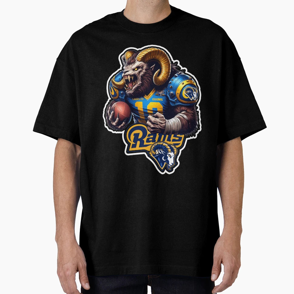 Hardcore Bowl League Lost Angeles Rams T-Shirt - Graphic Print Unisex - T-Shirt, Sweatshirt, Hoodie