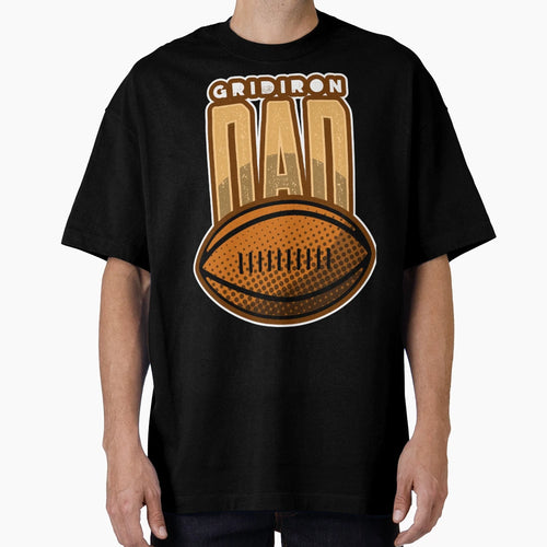 Gridiron Dad T-Shirt - Minimalist Print Men Women - T-Shirt, Sweatshirt, Hoodie
