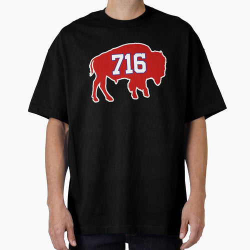 Buffalo 716 Area Code And T-Shirt - Fun Novelty Design for Adults - T-Shirt, Sweatshirt, Hoodie