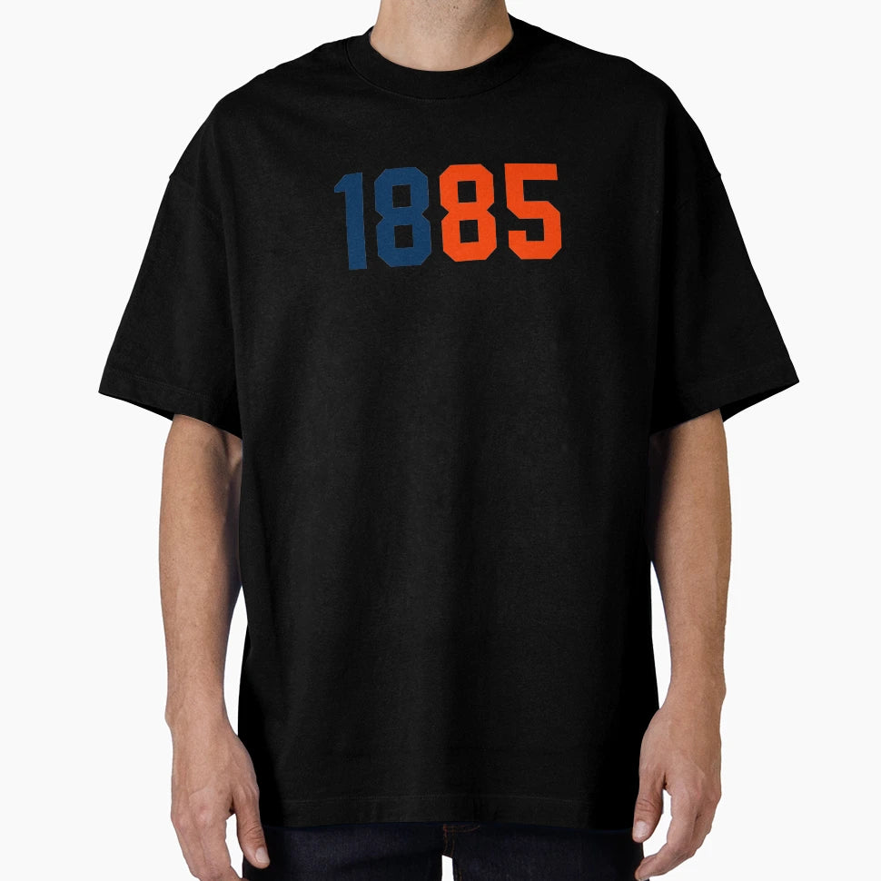 1885 Luton Navy Orange T-Shirt - Novelty Apparel for Adults - T-Shirt, Sweatshirt, Hoodie