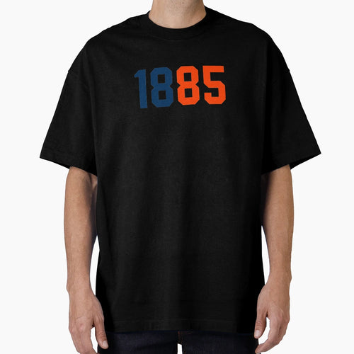 1885 Luton Navy Orange T-Shirt - Novelty Apparel for Adults - T-Shirt, Sweatshirt, Hoodie
