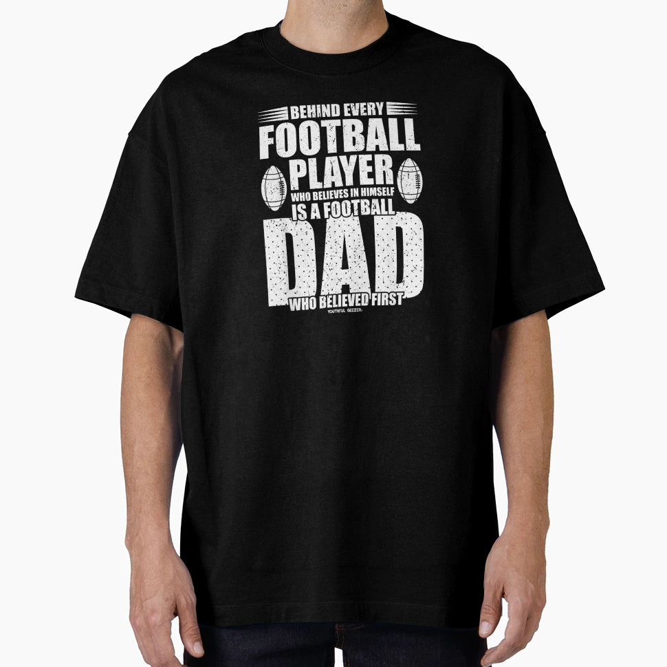 Football Player Football Dad T-Shirt - Custom Art Print Unisex - T-Shirt, Sweatshirt, Hoodie