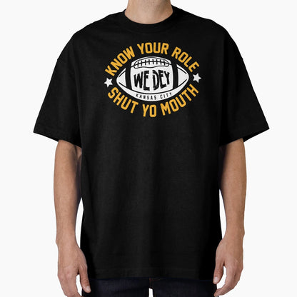 Know Your Role And Shut Your Mouth T-Shirt - Minimalist Print for Adults - T-Shirt, Sweatshirt, Hoodie