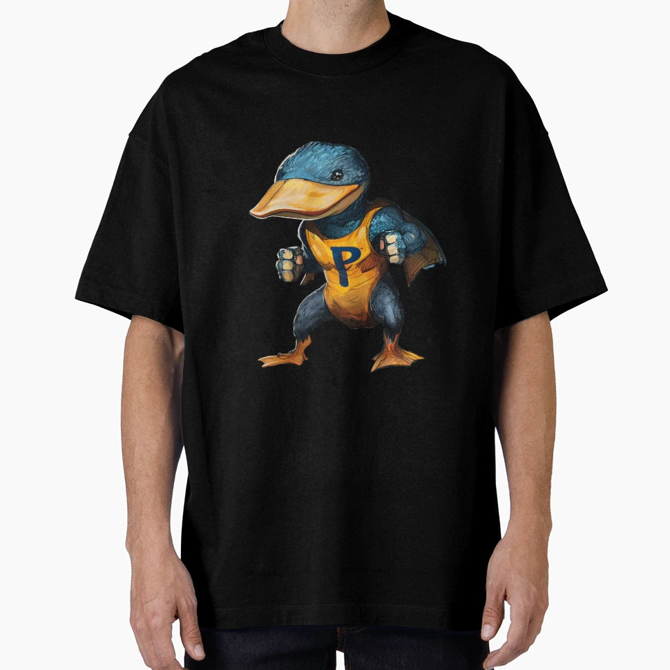 Punchy Duck T-Shirt - Fun Novelty Design Men Women - T-Shirt, Sweatshirt, Hoodie
