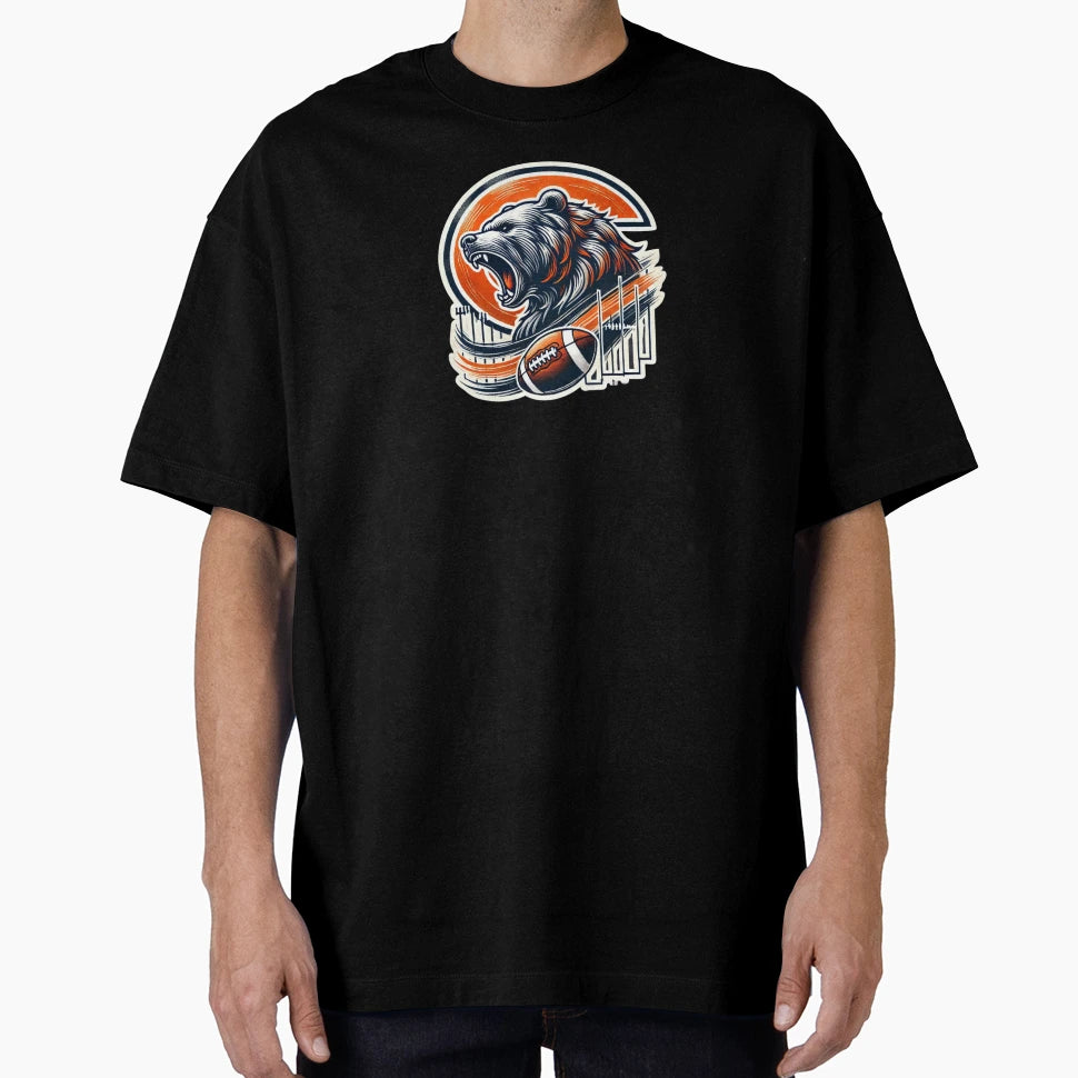 Chicago Bears Roaring T-Shirt - Novelty Apparel Men Women - T-Shirt, Sweatshirt, Hoodie