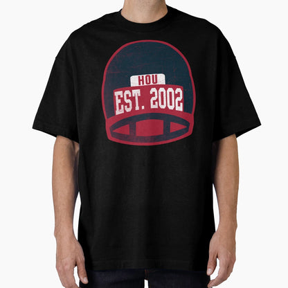 Houston Throwback Football Helmet T-Shirt - Novelty Apparel Men Women - T-Shirt, Sweatshirt, Hoodie