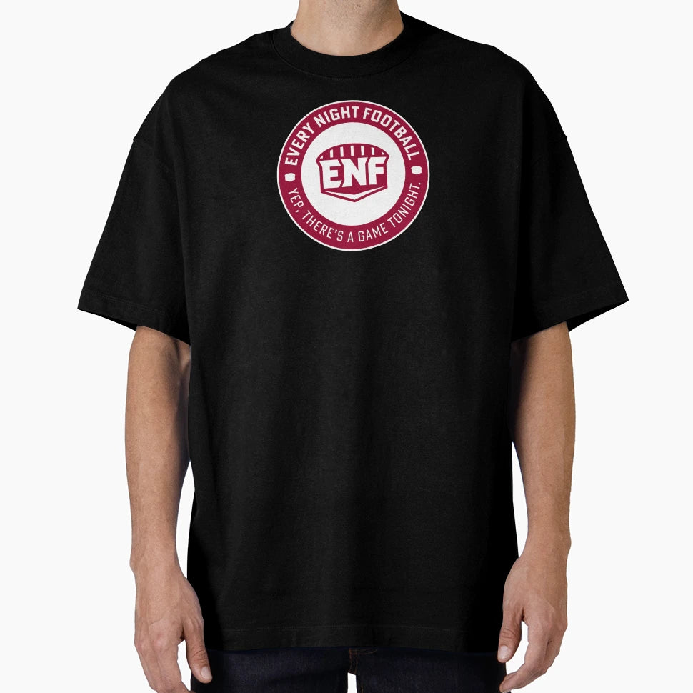 Every Night Football Circular Slogan T-Shirt - Custom Art Print for Adults - T-Shirt, Sweatshirt, Hoodie