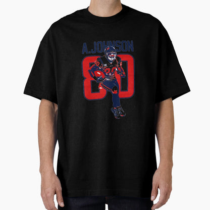 Andre Johnson Houston 80 Football Art T-Shirt - Graphic Print Men Women - T-Shirt, Sweatshirt, Hoodie