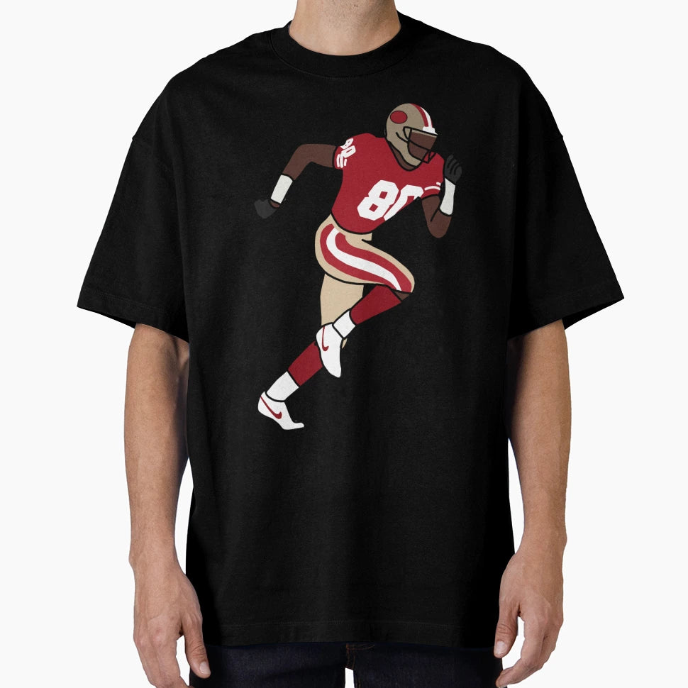 Jerry Rice T-Shirt - Custom Art Print Men Women - T-Shirt, Sweatshirt, Hoodie